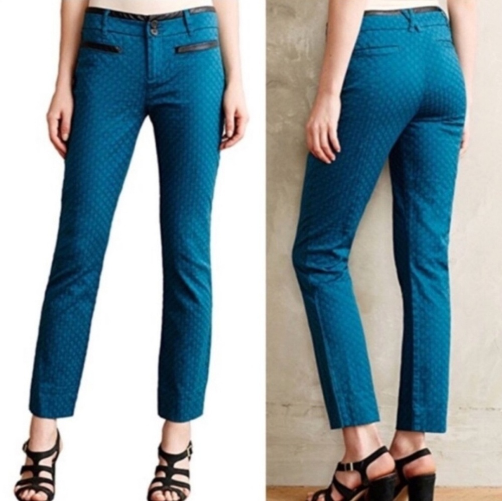 ANTHROPOLOGIE Cartonnier Charlie Ankle Trousers